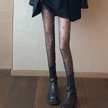 PH-33 Pantyhose Pita Stoking Overknee Socks Stoking Motif Bunga Cosplay Lolita