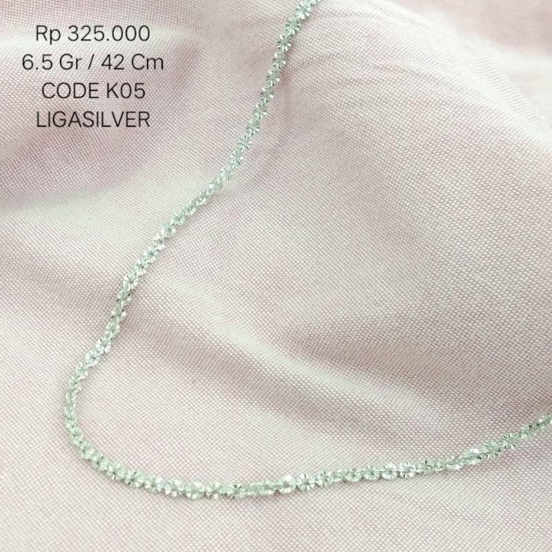 Kalung perak pria silver 925