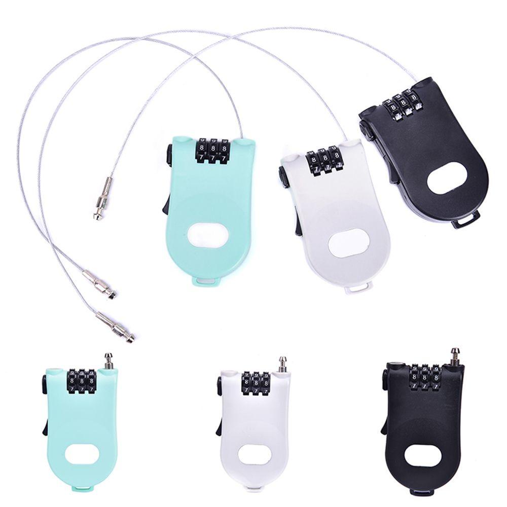 Kunci Kabel Koper Mini Nanas Peralatan Sepeda Cable Lock Kawat Baja Kombinasi Kunci Sepeda