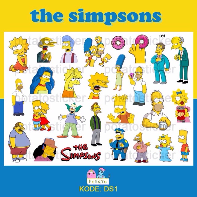 

the simpsons - sticker tumblr