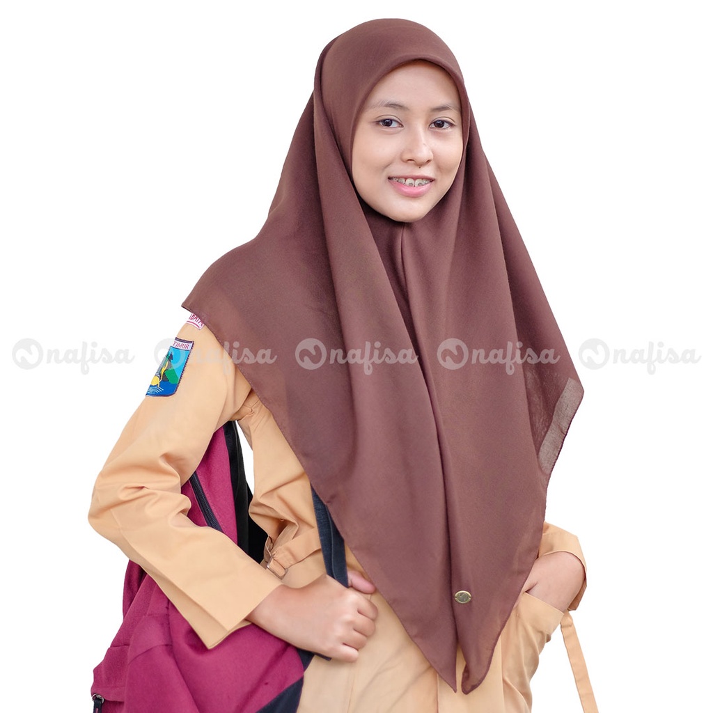 FLASH SALE SCARF | Jilbab Saudia Eksklusif Scarf ALLURA HIjab Segiempat Voal | Kerudung Katun Jahit Tepi Segi Empat Sekolah