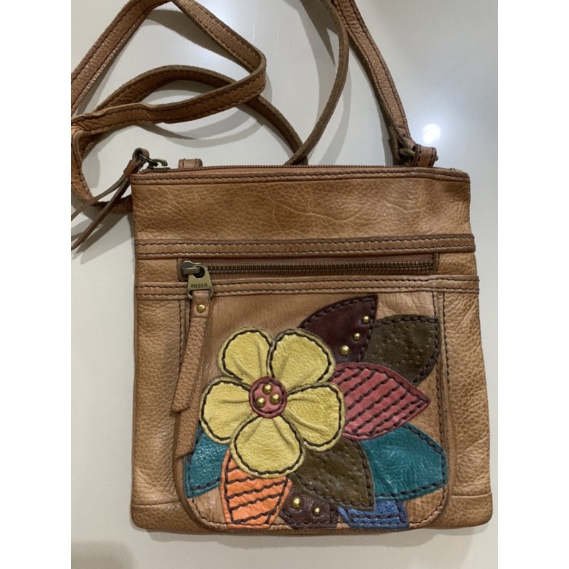 tas merk fossil preloved original