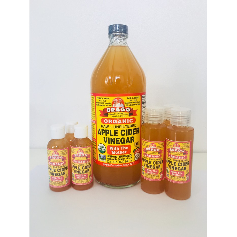 

Bragg Organic Apple Cider Vinegar - Cuka Apel shared in bottle 100 ml