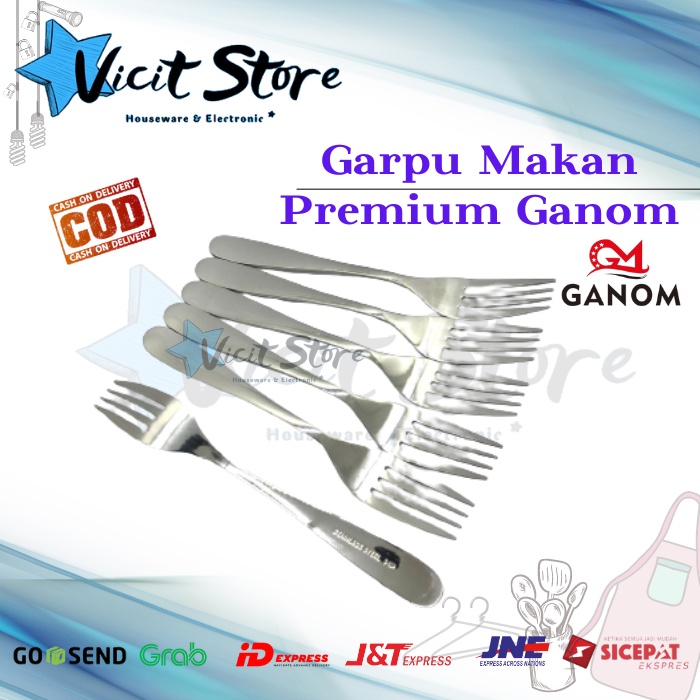 Garpu Makan Stainless Premium (1pack isi 6pcs Garpu)