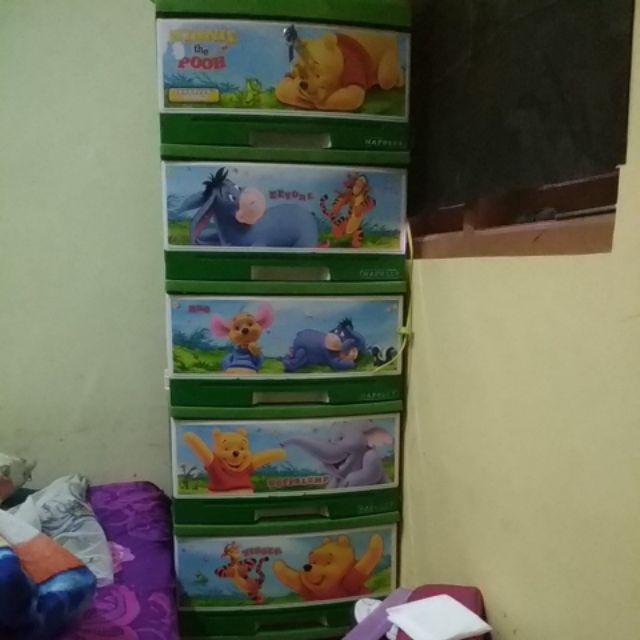 Promo Lemari  Pakaian Plastik Lemari Laci Susn 5 Lemari Karakter Anak Napolly