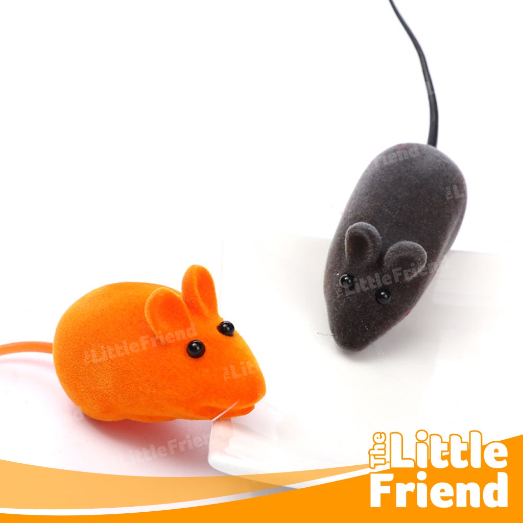 Cat Toy Mainan Kucing Berbentuk Simulasi Tikus Kecil Bunyi Plush On