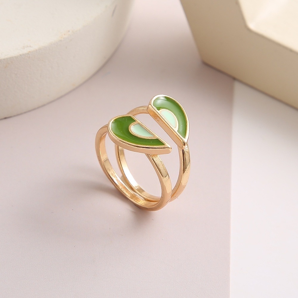 Set Cincin Desain Butterfly Hati Bulan Bintang Untuk Wanita