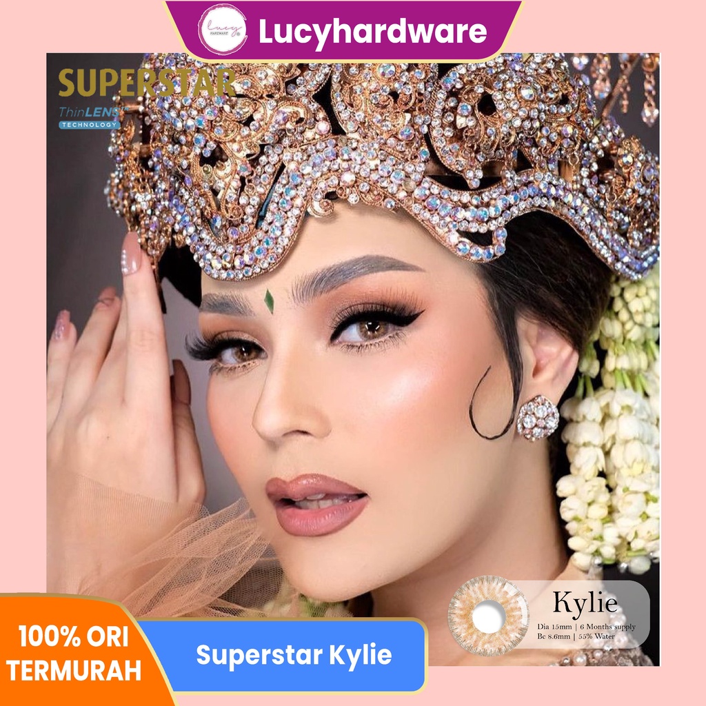 Superstar Kylie softlens warna bulanan