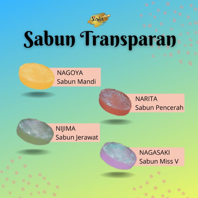 {COD} Sabun Jerawat, Pencerah, Miss V & Sabun mandi by Sizuka kireiskin
