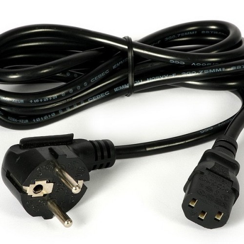 Kabel Power Tebel PC Monitor CPU Adaptor Charger Laptop Notebook Kabel Power Lubang 3 Gepeng JOSS