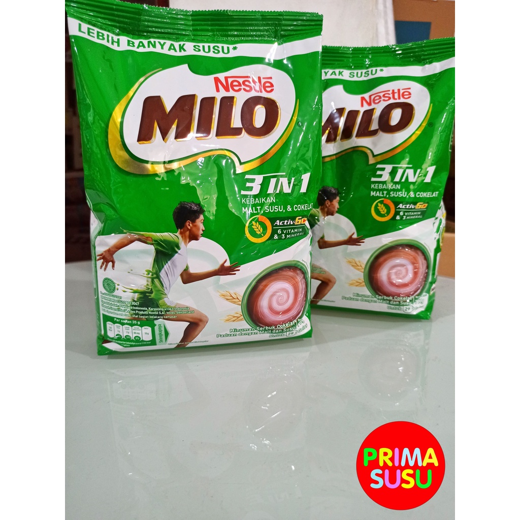 Susu Bubuk Milo Activgo 3IN1 1 Kg