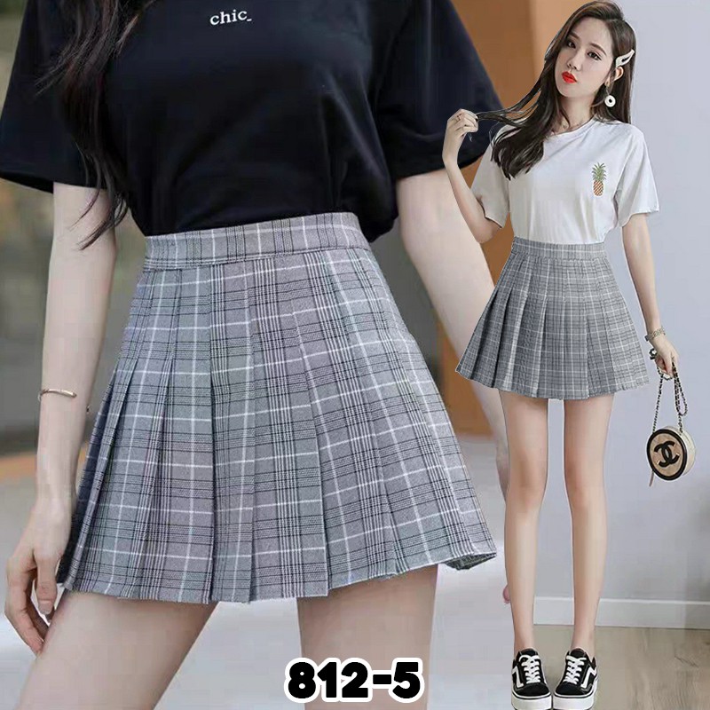 KARAKOREA 812 Tennis Skirt/Rok mini/Rok pendek ada celana/Rok tenis/Rok lipit/Rok Korea Skirt/Rok tennis