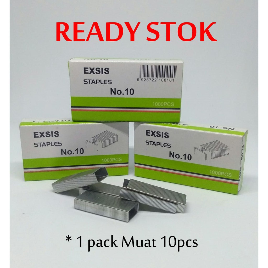 ISI STAPLES EKSIS NO 10 UKURAN KECIL