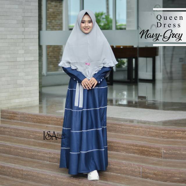 GAMIS ISA HIJAB QUEEN GAMIS POLOS KATUN TOYOBO