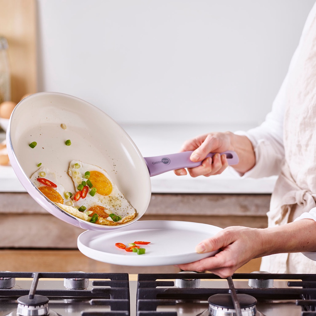 GreenPan Delight Lavender Open Frypan 24 Cm x 39 Mm