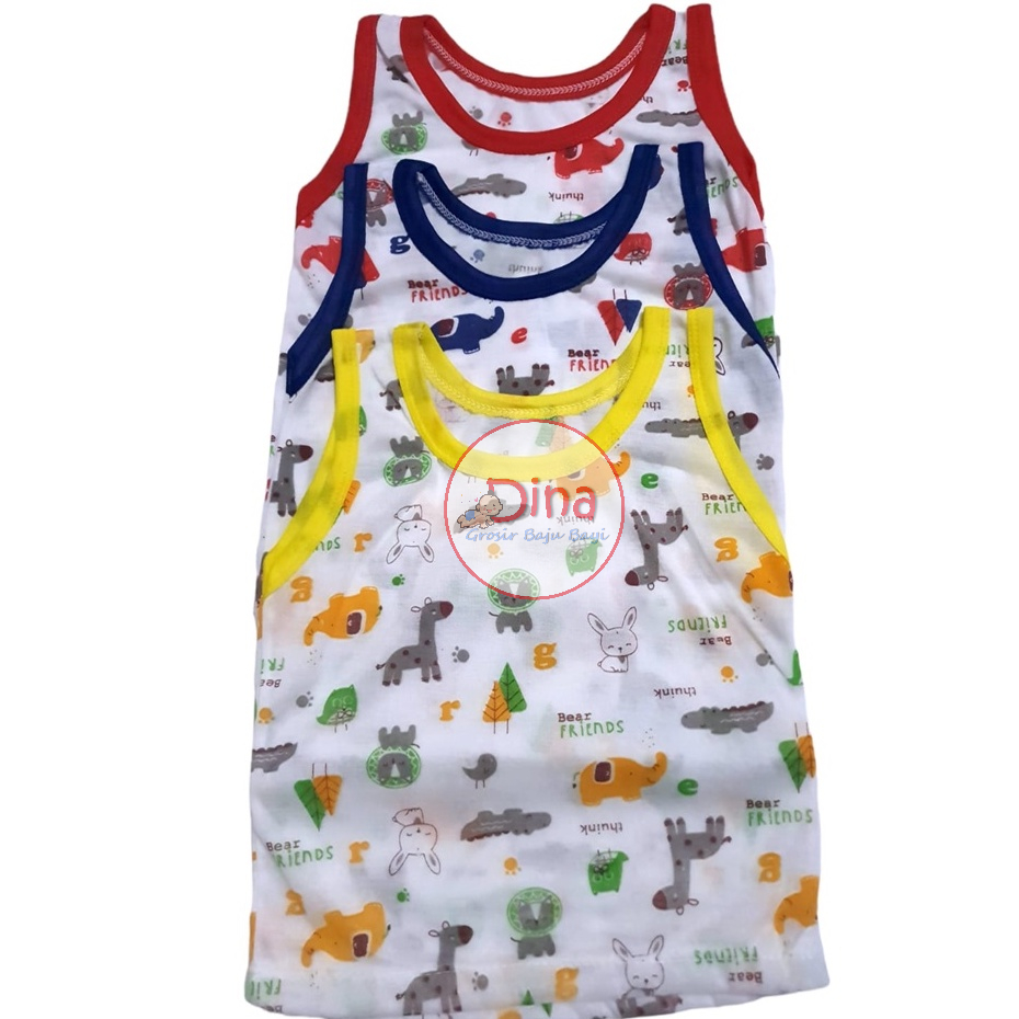 singlet bayi MOTIF TABUR 6-18bulan