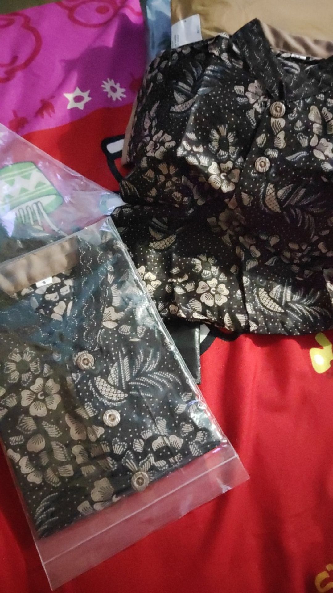 Kemeja Koko Batik Anak Dan Dewasa Motif Sidoasih - Kerang - Kenari