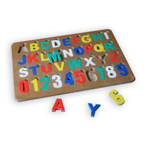 puzzle alfabet angka huruf