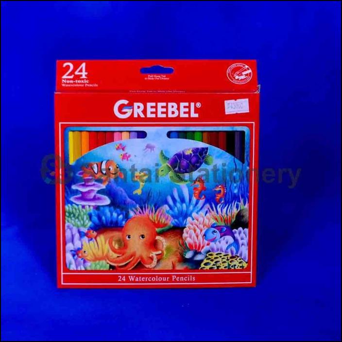 

Greebel Pensil Warna Watercolour isi 24