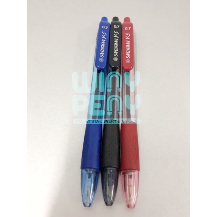 

Hemat Snowman Ballpoint V5 / Pulpen Cetek Snowman V5 0.7 Sale!!!
