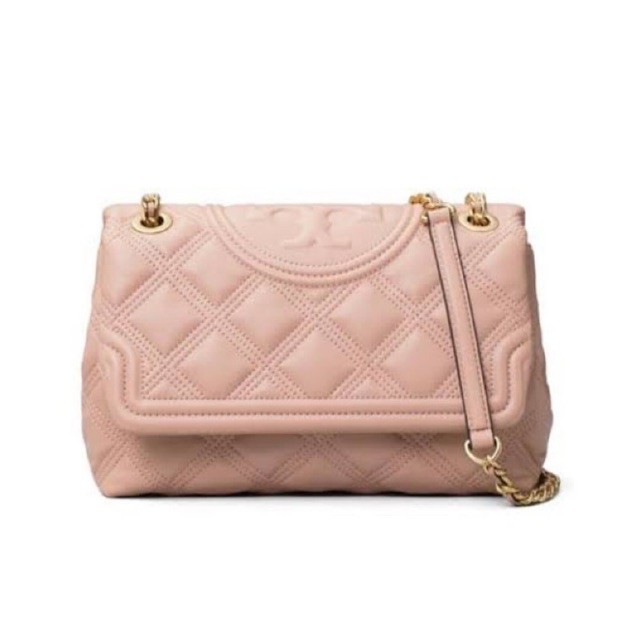tory burch tb fleming soft medium pink moon