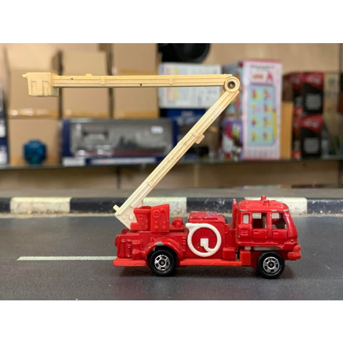 Vintage Tomica 68 Snorkel Fire Truck Made in Japan No Box