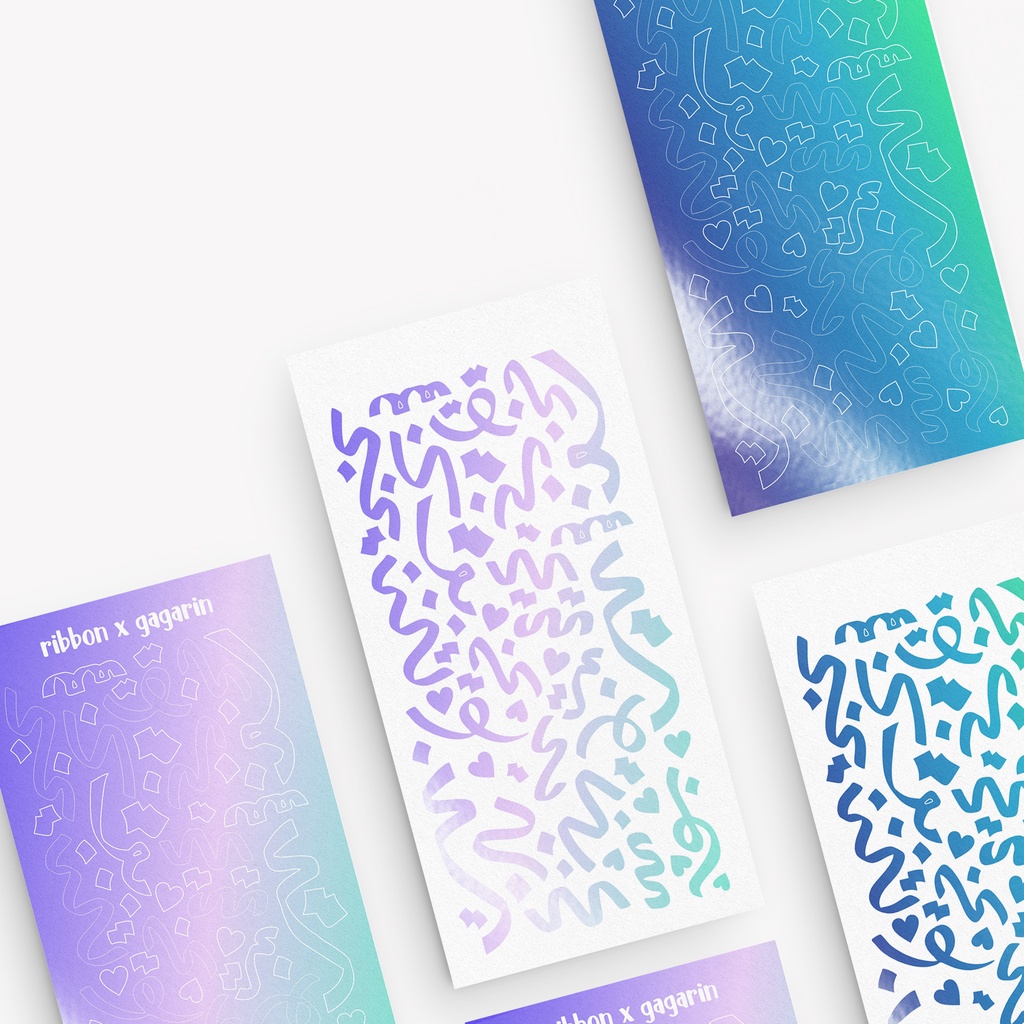 STIKER DECO - POLCOS GRADIENTS RIBBON-2