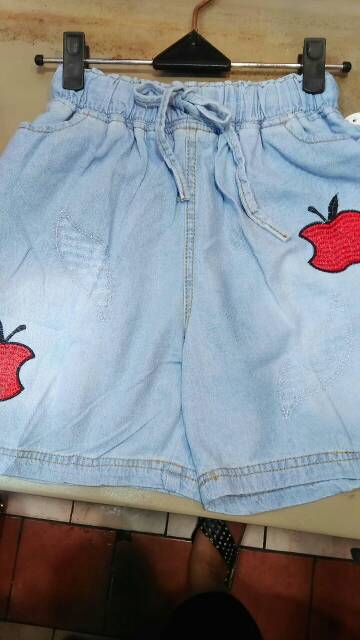 Hotpants Karet Jeans ABG Free Size