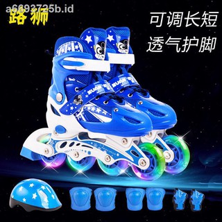  Sepatu  Roda  Inline Skate Adjustable Untuk Anak  Laki Laki 