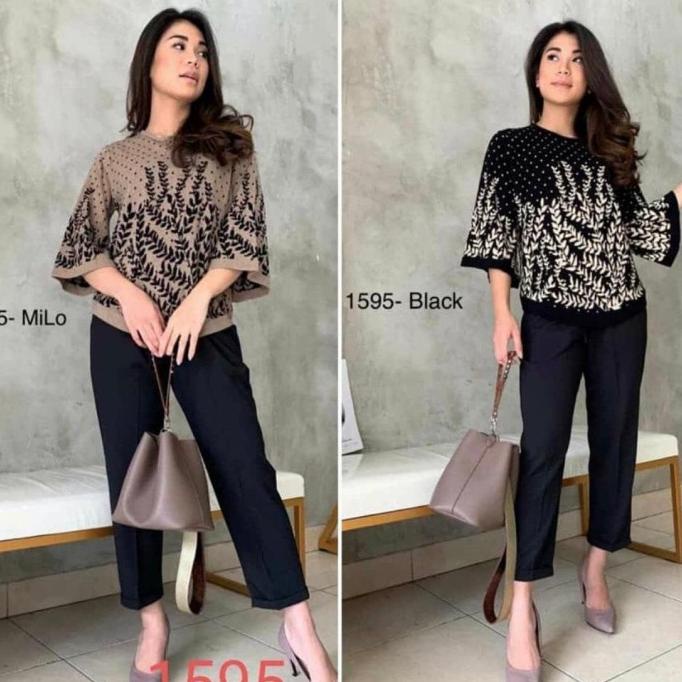 BLOUSE WANITA NEW BLUS ATASAN WANITA RAJUTAN IMPORT TERBAIK