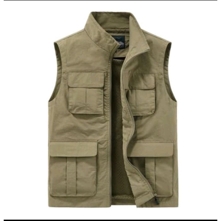 COD jaket rompi pria/rompi tebal/rompi keren