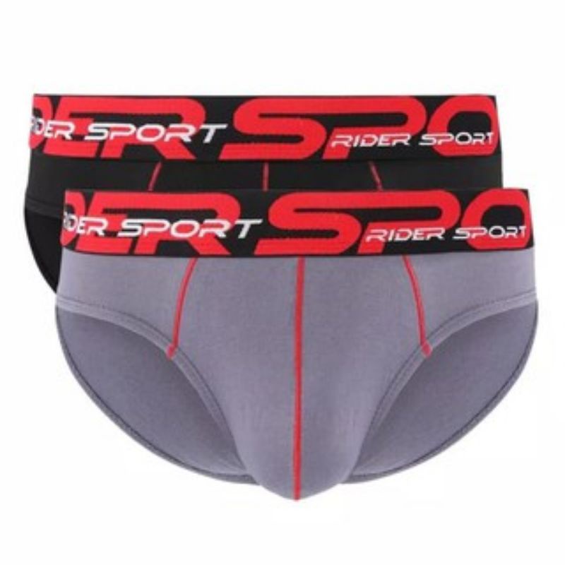 Rider Sport Mini Briefs Celana Dalam Pria R 373 B Isi 2 100% Katun