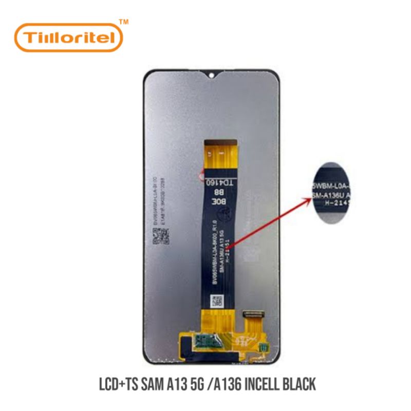 LCD+TS SAM A13 5G/A136 INCELL BLACK