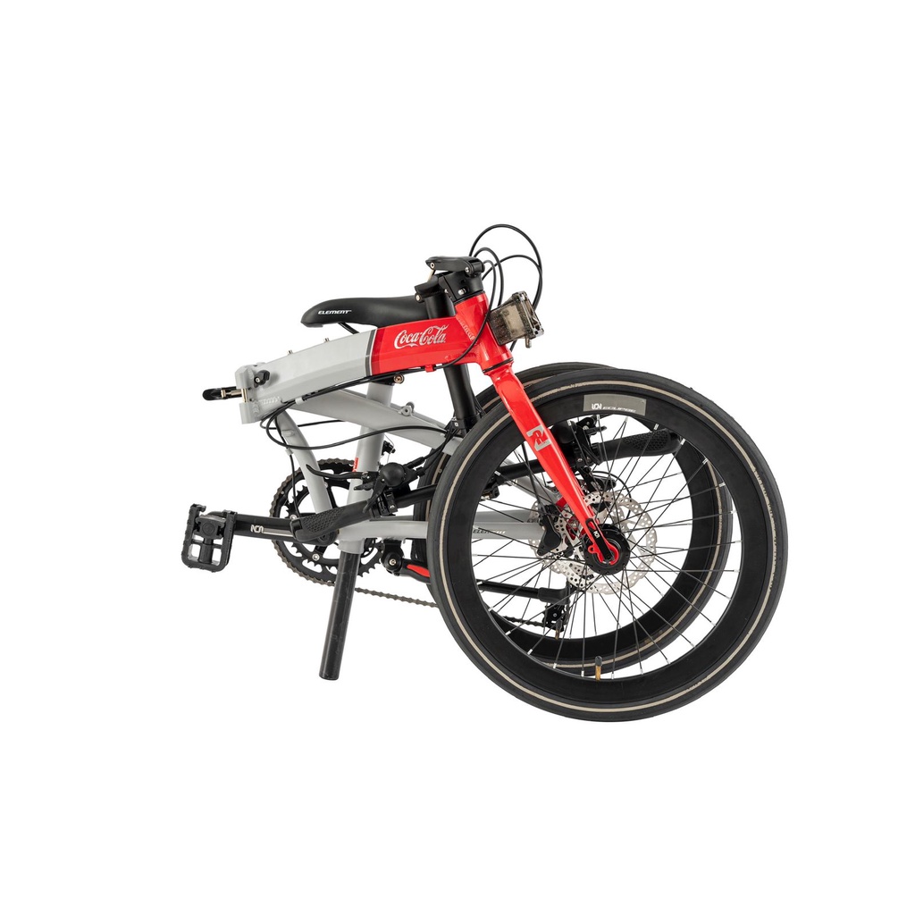Sepeda Lipat Element Folding Bike Ecosmo Z8 451 Edisi Coca Cola Gratis Helm-2