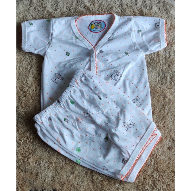 6STEL SETELAN BAYI PENDEK NEW BORN-BAJU SETELAN BAYI PENDEK MURAH-BAJU BAYI BARU LAHIR