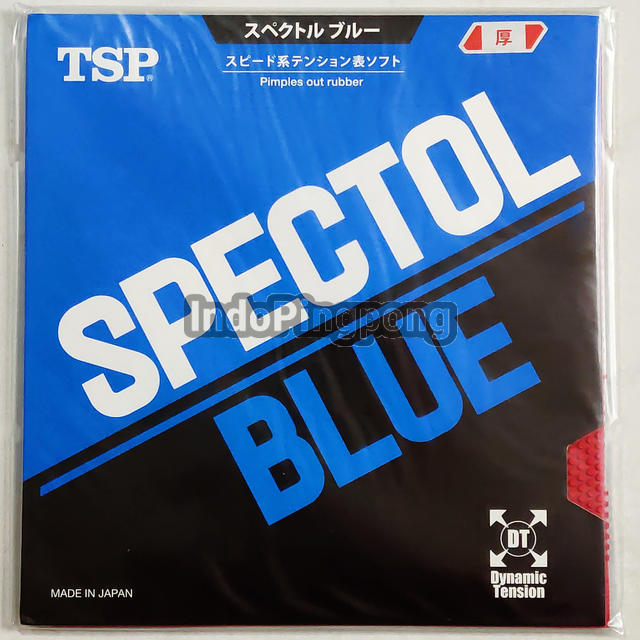 TSP Spectol Blue 1.9 - Short Pips Karet Bintik Serang Pendek