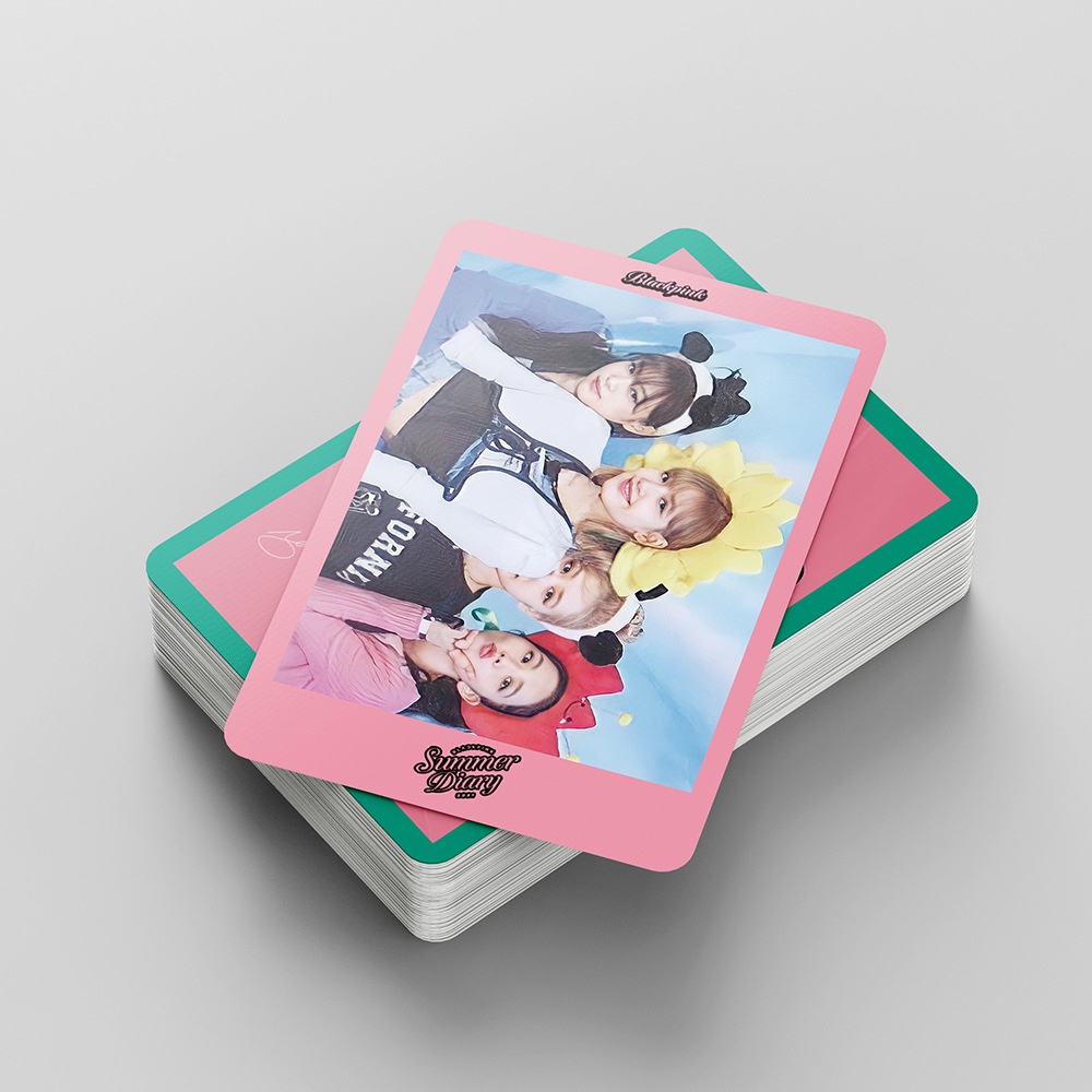 54pcs/set KPOP  2021 SUMMER DIARY Lomo Cards Photocard Collectibles Cards for BLINK