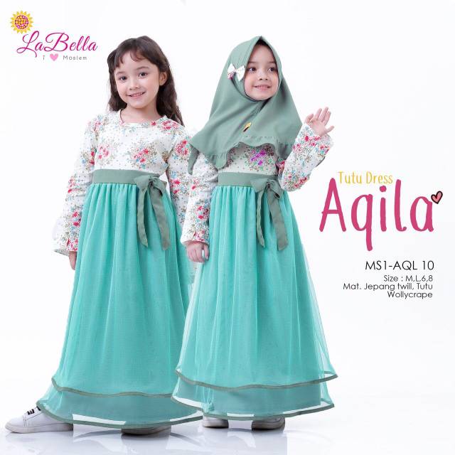 AQILA Gamis Anak @Labella