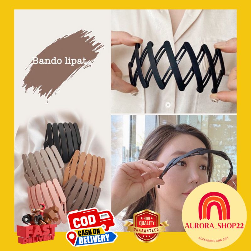 [COD] Bando Lipat Doff Premium / Bando Doff Import Bando Lipat Praktis Unisex Cowo Cewe Bando Cowo