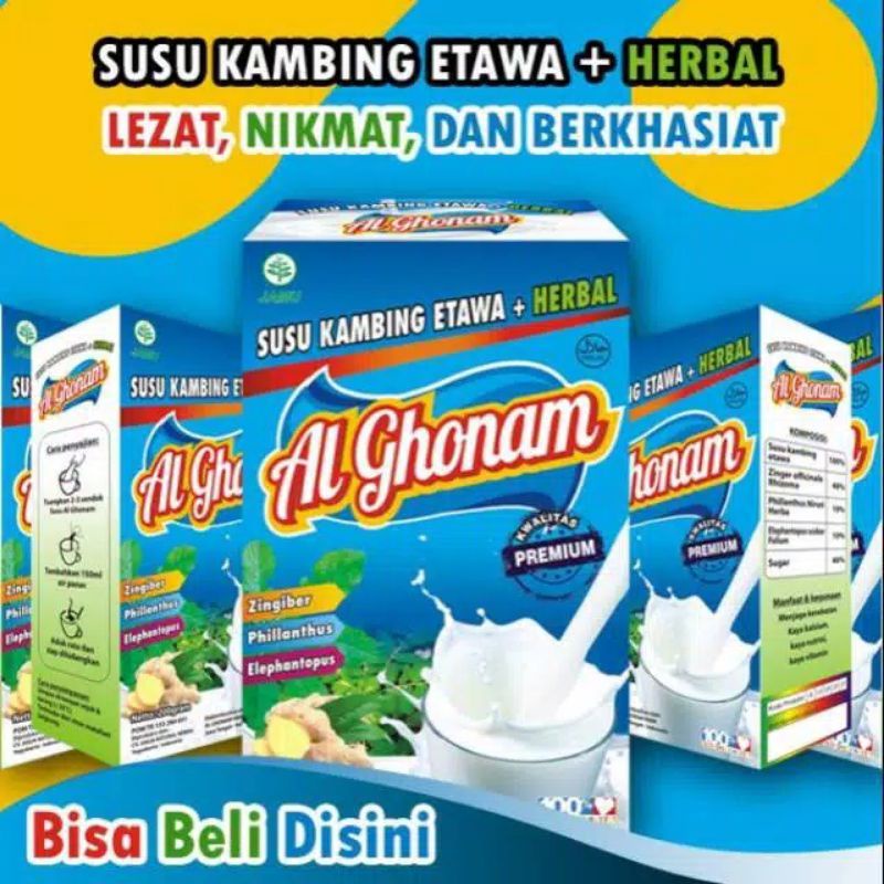 

SUSU KAMBING ETAWA HERBAL - ALGHONAM