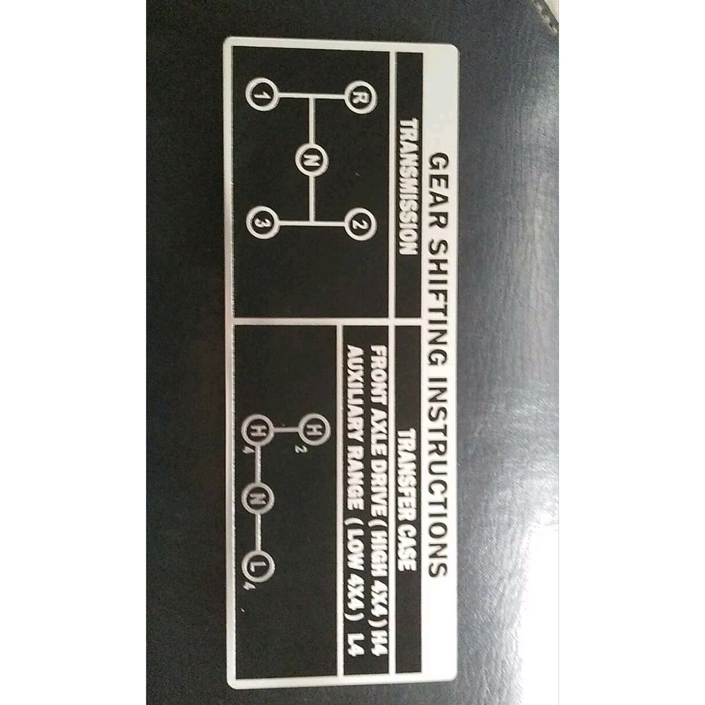 Terlaris emblem gear instruction hardtop fj40