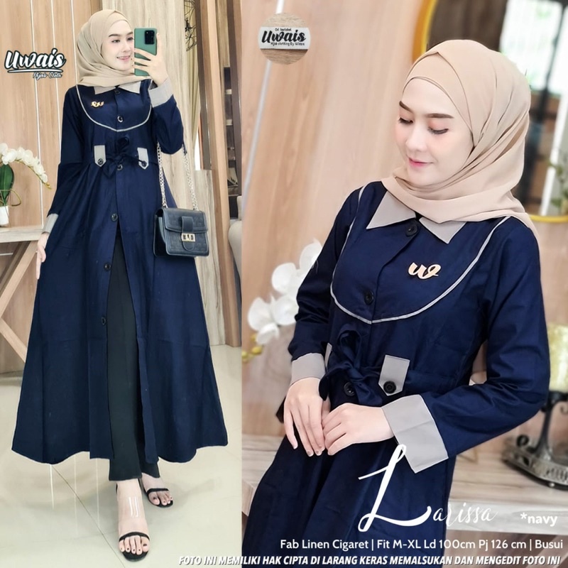[BISA COD] LARISSA MAXY // GAMIS IBU WANITA DAN REMAJA // ORI BY UWAIS