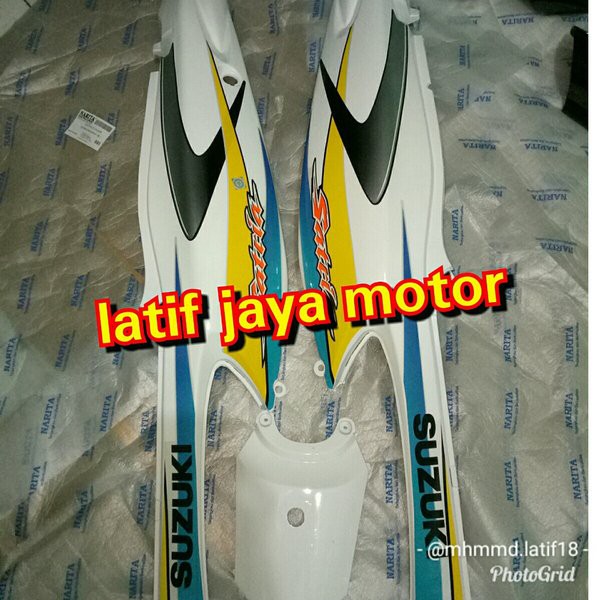 body satria hiu malaysia putih .