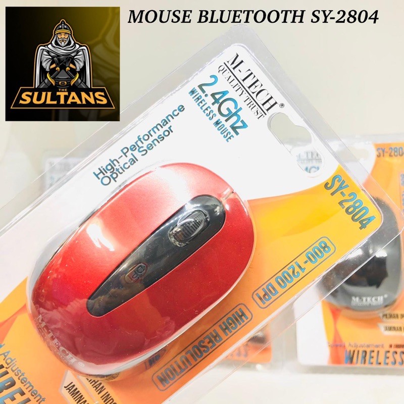 PROMO MOUSE MTECH ORIGINAL SY2804 OPTICAL MOUSE SY-2804 BLUETOOTH CONNECTION