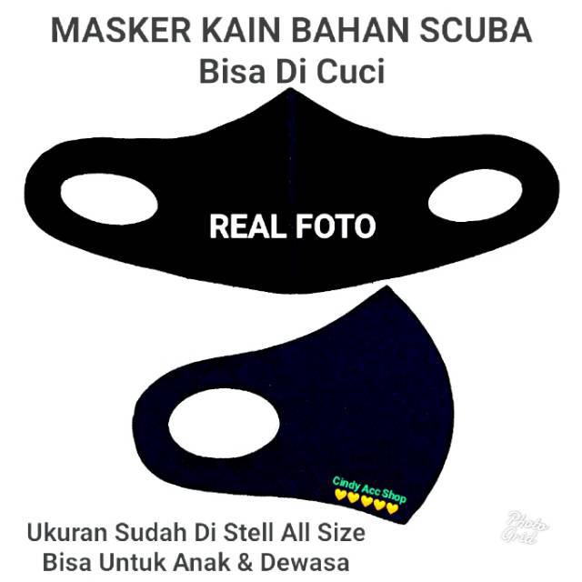 Masker Kain Model Korea Bahan Scuba