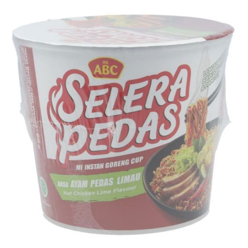 MIE ABC CUP GORENG AYAM LIMAU 80 G