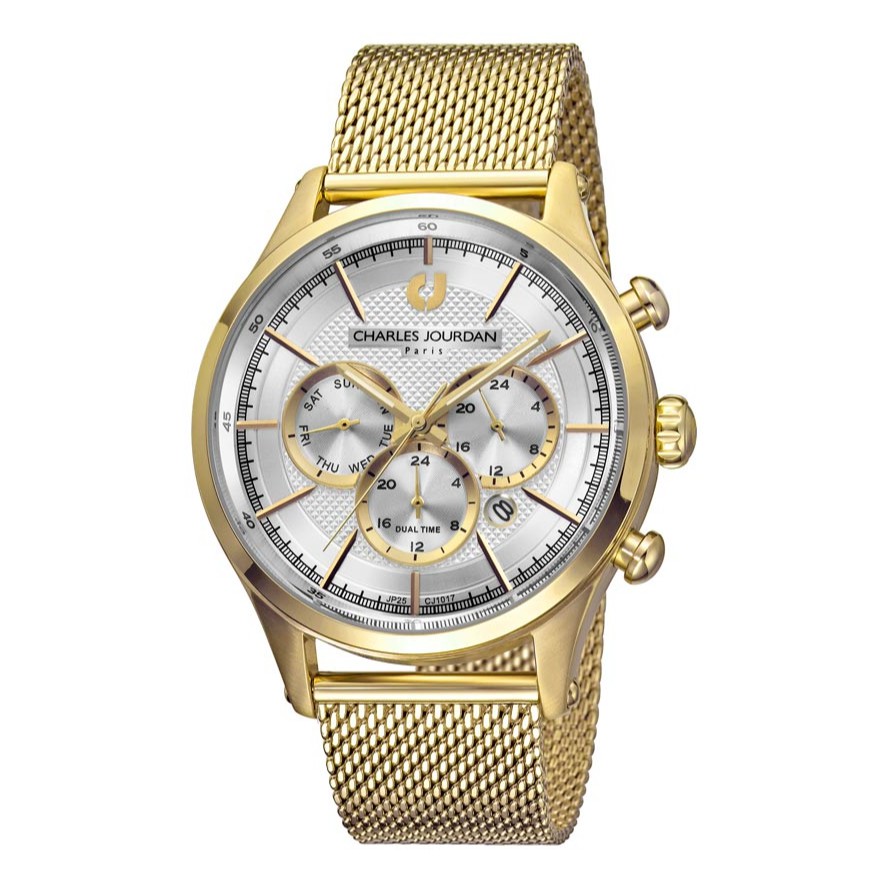 JAM TANGAN PRIA CHARLES JOURDAN CJ1017-1212C CHRONOGRAPH