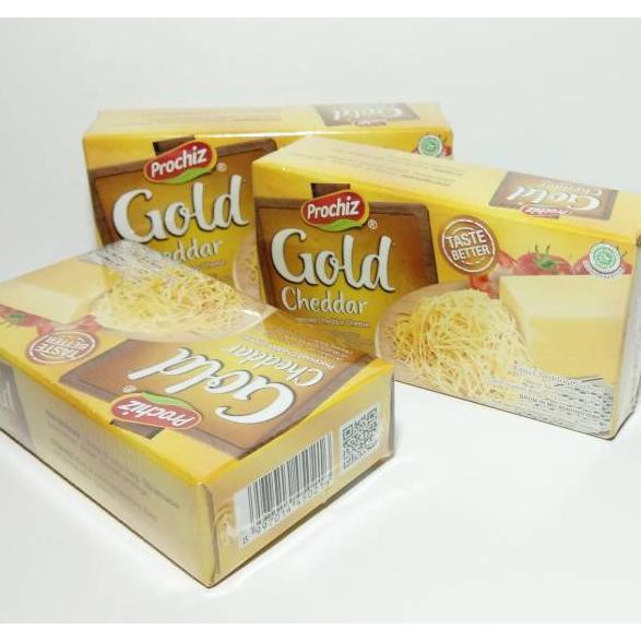 

Ready Stok Keju Prochiz Gold Cheddar 170Gr harga 1pcs