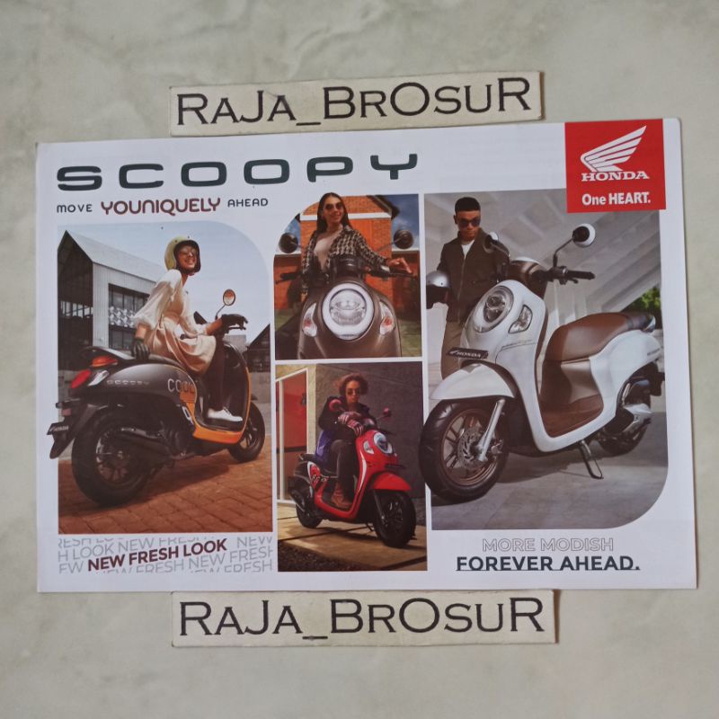 Poster brosur flyer Honda Scoopy 2021