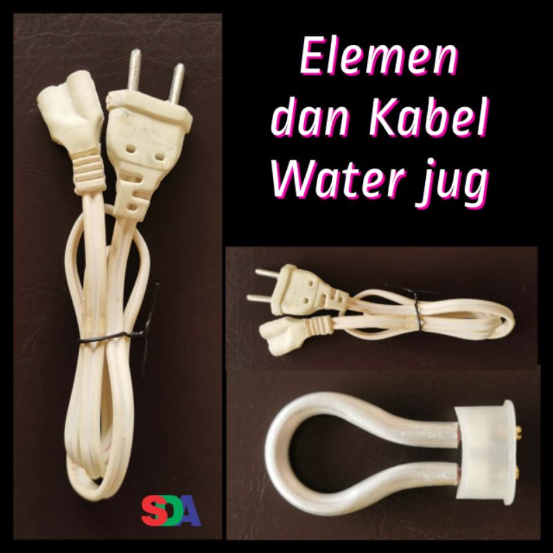 Elemen / Kabel Water Jug Teko Listrik Plastik